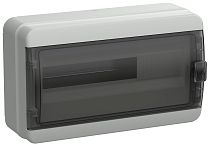 TEKFOR Корпус пластиковый КМПн-18 IP65 черная прозрачная дверь  IEK