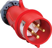 Вилка переносная ССИ-024 32А-6ч/380-415В 3Р+РЕ IP44 MAGNUM  IEK