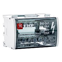 Шина нулевая в корпусе (2х7) EKF PROxima Шина нулевая в корпусе (2х7) EKF PROxima