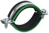 ELASTA Скоба металлическая двухкомпонентная с резиновым уплотнителем d=32-35мм  IEK