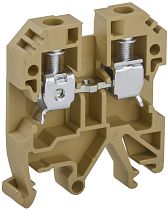 Клемма винтовая КВИ-6кв.мм желт.  IEK