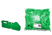 Изолятор на DIN рейку зелёный  TDM