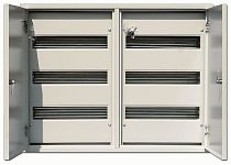 Корпус металлический навесной двудверный 520х685х120, 90 модулей IP31 DEKraft