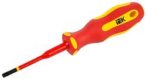 ARMA2L 5 Отвертка диэлектрическая SLIM PZ/SL1х80 Т2  IEK