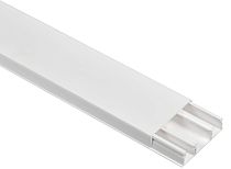 DLPlus Кабель-канал плинтусный 60х16мм трехсекционный белый