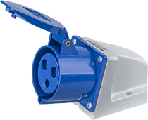 Розетка NCA-SR123-32-220 стационарная наружная 32А 2P+PE IP44 Navigator