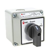 Переключатель кулачковый ПК-3-13 63А 3P "ВКЛ-ВЫКЛ" IP54 EKF PROxima