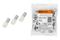 Наконечник-гильза Е10-12 10мм2 с изолированным фланцем (100шт)  TDM