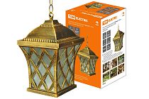 Светильник садово-парковый "Прованс" 100 Вт, подвес, шагрень/бронза Е27,  TDM