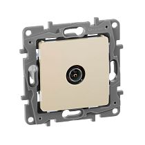 ETIKA Розетка TV тип звезда слоновая кость