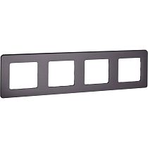 INSPIRIA Рамка 4-местная дымчатый