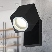 Декоративная подсветка ЭРА WL37 BK MR16/GU10,для интерьера, фасадов зданий,черный