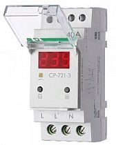 Реле напряжения CP-721-3 однофазное 40А индикация напряжения в сети Евроавтоматика F&F