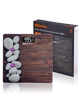 Весы электронные напольные "Спа", стекло, деление 0,01 кг, макс. 180 кг, 28х28 см,  TDM