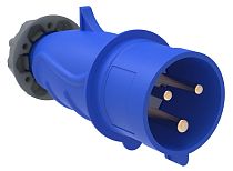 Вилка переносная ССИ-013 16А-6ч/200-250В 2Р+РЕ IP44 MAGNUM  IEK