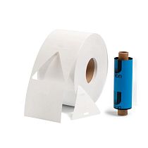 Комплект "бирка-риббон" У-136Р (1000шт в рулоне) Fortisflex