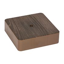 Коробка разветвительная KMP-030-032 (100х100х28) тёмное дерево EKF PROxima Коробка разветвительная KMP-030-032 (100х100х28) тёмное дерево EKF PROxima