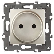 Розетка ЭРА Elegance 14-2105-04 16А 250В шампань без заземления