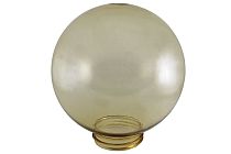 Рассеиватель для светильника ЖКХ шар ПММА 200 мм золотой (резьба А 85)  TDM