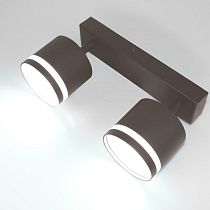 Спот на основании GWL-2GX53-M-IP20 Двойной Графит С боковым рассеивателем Башня