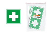 Знак 150х150мм "Медицинская аптечка"  TDM