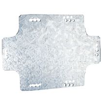 Монтажная пластина из оцинк. стали 206х164х1,5мм, для коробок 240х190мм DKC