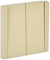 FORTE&PIANO Выключатель 2-клавишный перекрестный 10А FP409 ваниль IEK