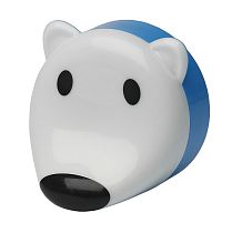 Ночник детский ЭРА NN-603-LS-W Белый мишка датчиком движения