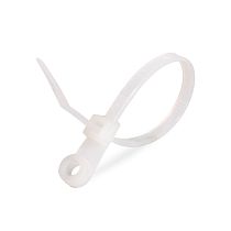 Хомут кабельный КСО 4х150 белый с отверстием под винт (уп.100шт) Fortisflex Хомут кабельный КСО 4х150 белый с отверстием под винт (уп.100шт) Fortisflex
