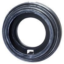 Рамка однопостовая,серия Лизетта, пластик, цвет Серебряный Bironi