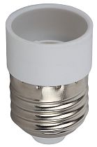 Переходник ЭРА E27-E14, пластик, белый