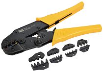 ARMA2L 3 Набор клещи обжимные КО-01 + 5 сменных матриц  IEK