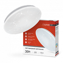 Светильник светодиодный серии DECO 36Вт 230В 4000К 2340Лм 380х55мм ГЛОРИЯ IN HOME