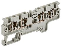 ARMAFIX Клемма пружинная CX4-4 4мм2 четырехконтактная серая IEK