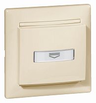 VALENA Выключатель карточный без задержки выключения 10А слоновая кость