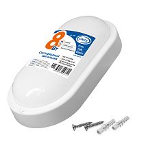 Светильник ЖКХ светодиодный овальный 8Вт IONICH ILED-SMD2835-СПП-8-650-230-6.5-IP65-O