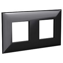 Рамка "Avanti", "Черный квадрат", 2 поста (4 мод.) DKC