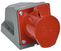 Розетка ОП 16А 380В 3P+PЕ ССИ-114 IP44  IEK