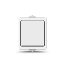 Выключатель одноклавишный Аллегро, IP54, открытой установки, 10А, 220В, белый UNIVERSAL