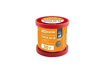 Припой ПОСК 50-18, проволока, ГОСТ 21931-76, Ø1 мм, 50 г, катушка, серия "Алмаз"  TDM