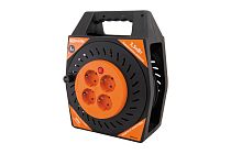 Удлинитель силовой в корпусе УК10-004  (4 места/20м ПВС 2х1,0) TDM