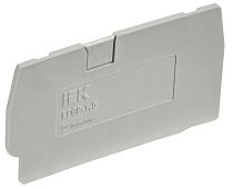 Заглушка для колодки клеммной CP 1,5мм2 серая  IEK