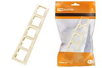 Рамка 5 постовая горизонтальная сл. кость "Таймыр"  TDM