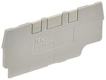 Заглушка для колодки клеммной CP-MC 3 вывода 2,5мм2 серая  IEK