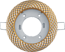 Светильник Navigator 93 073 NGX-R11-002-GX53 (Сетка матовое золото, серебро)