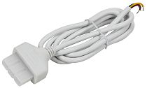 LIGHTING Кабель питания 1,5м белый для светильника светодиодного линейного 1010 IEK