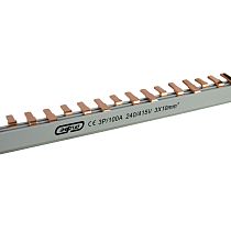 Шина соеденительная PIN 3-фазная 100А ( 1м )   ЭНЕРГИЯ