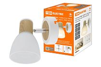 Светильник Спот, 1х40Вт, Е14, 230 В, 50 Гц, IP20, "Бутон", кругл., ЭКО, сосна,  TDM