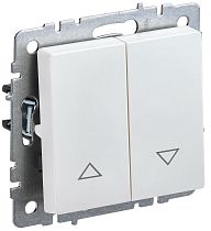 BRITE Выключатель жалюзи 10А ВС10-1-5-БрЖ жемчуг  IEK