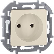 INSPIRIA Розетка 1-местная без заземления без защитных шторок 16А слоновая кость
